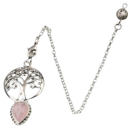 Pendule Divinatoire Arbre de Vie Pierre Naturelle