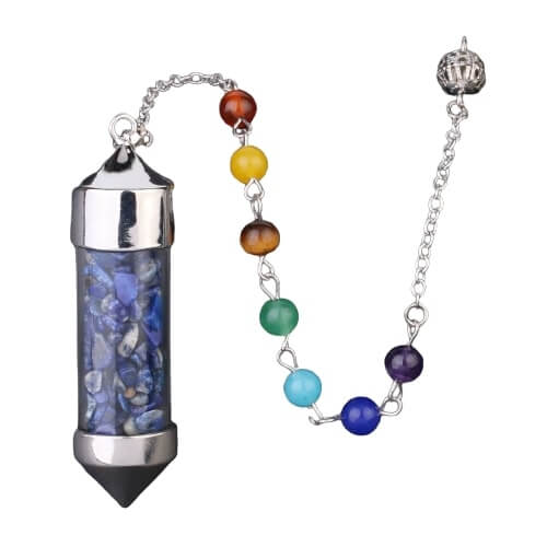 Pendule Divinatoire Flacon Pierre Naturelle