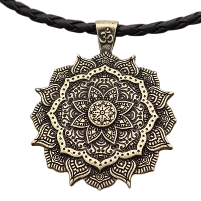 Pendentif Mandala avec Chaîne