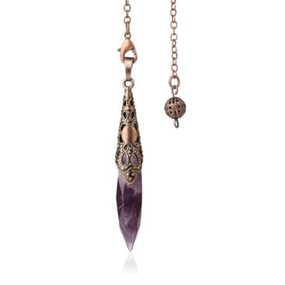 Pendule Divinatoire Baguette Pierre Naturelle