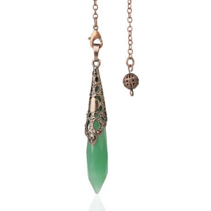 Pendule Divinatoire Baguette Pierre Naturelle