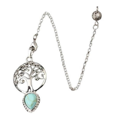 Pendule Divinatoire Arbre de Vie Pierre Naturelle