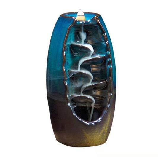 Brûle-Encens Céramique Cascade + 10 cônes d'encens offerts