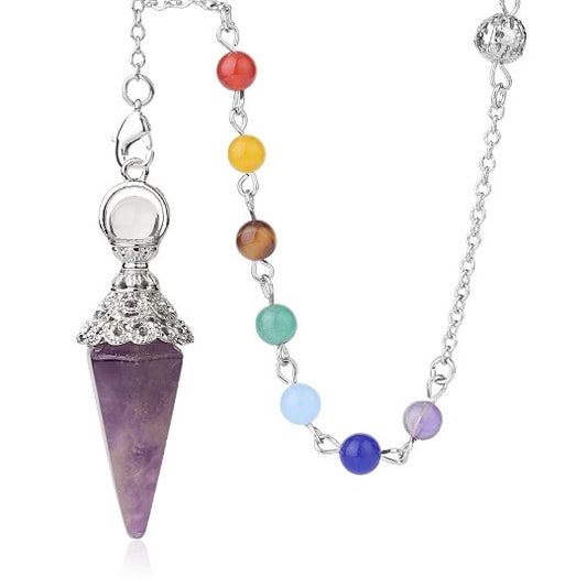 Pendule Divinatoire Cône Pierre Naturelle