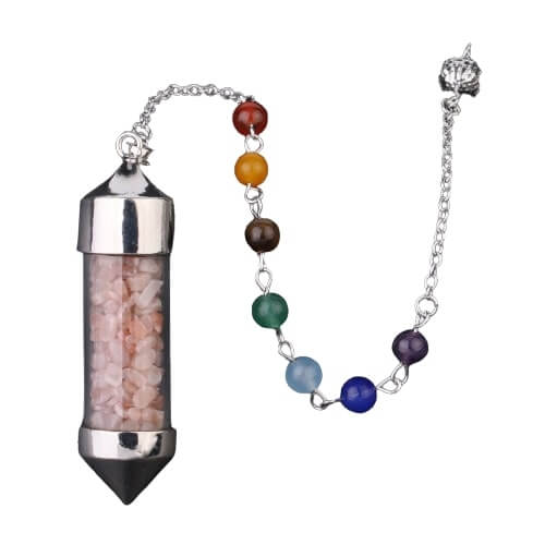 Pendule Divinatoire Flacon Pierre Naturelle