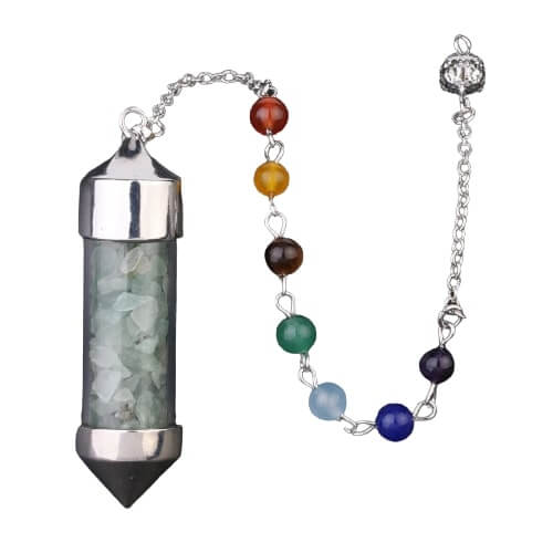 Pendule Divinatoire Flacon Pierre Naturelle