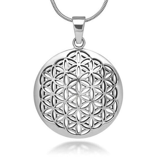 Pendentif Sacré Fleur de Vie avec Chaîne