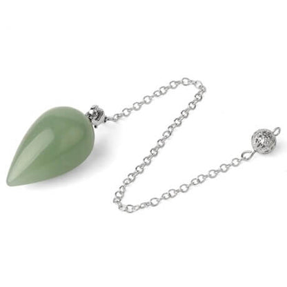 Pendule Divinatoire Goutte Pierre Naturelle