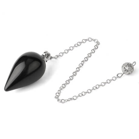 Pendule Divinatoire Goutte Pierre Naturelle