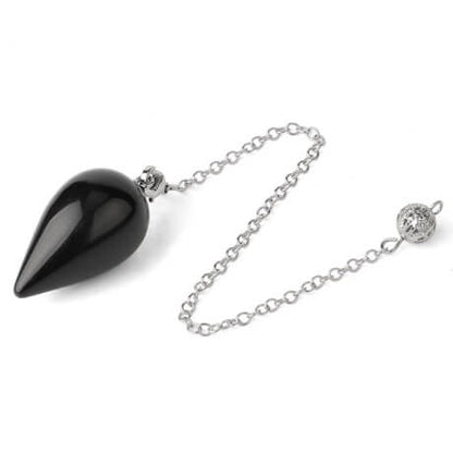 Pendule Divinatoire Goutte Pierre Naturelle