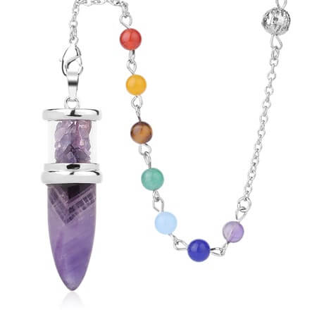 Pendule Divinatoire Ogive Pierre Naturelle