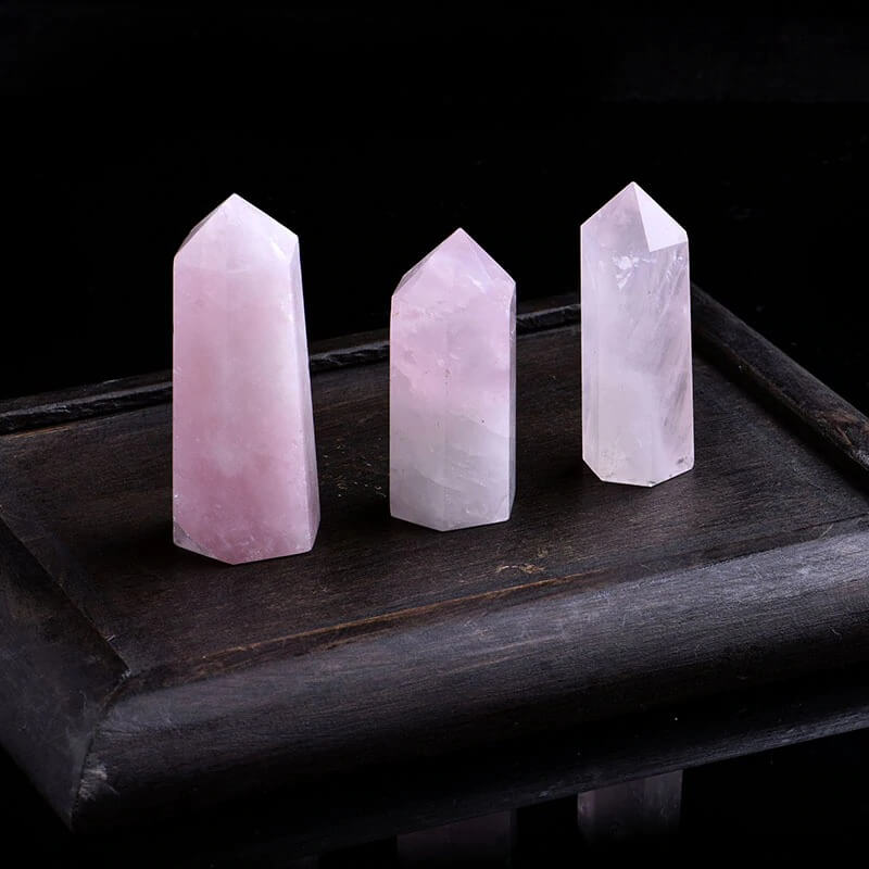 Baguette de Quartz Rose