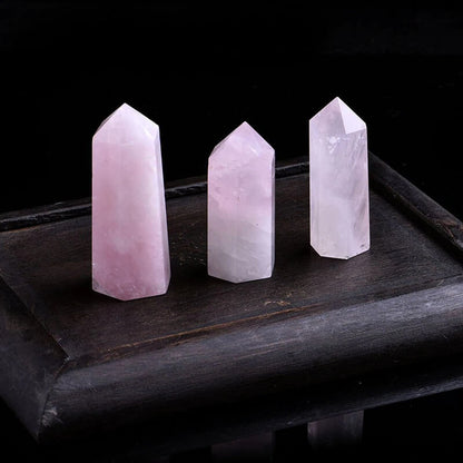 Baguette de Quartz Rose