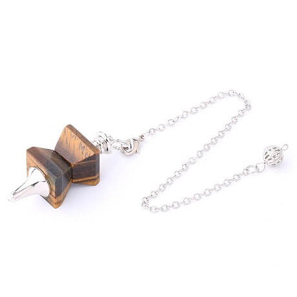 Pendule Divinatoire Sablier Pierre Naturelle