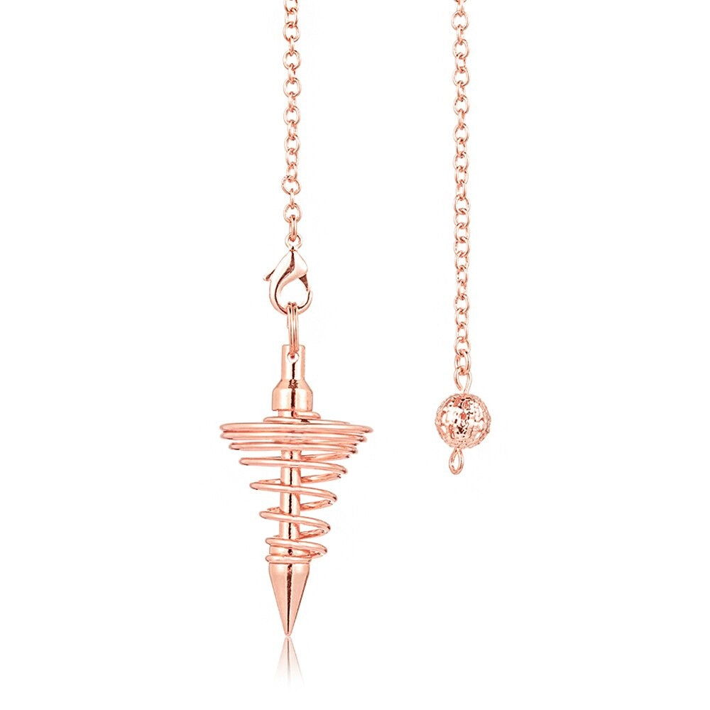 Pendule Divinatoire Spirale Métal