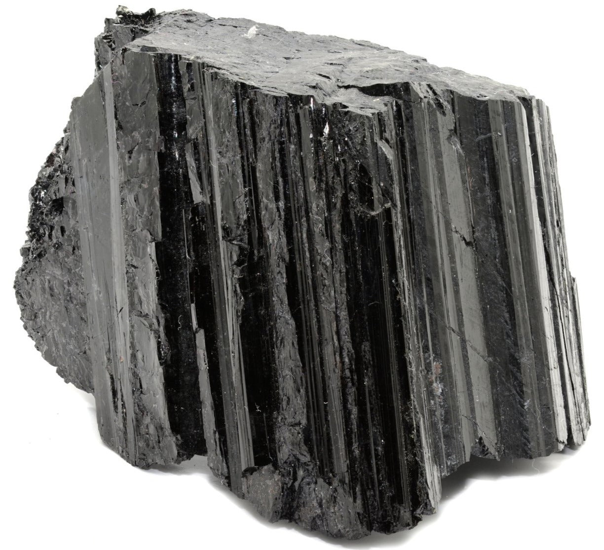 Lot de 2 Pierres Tourmaline Noires Brutes